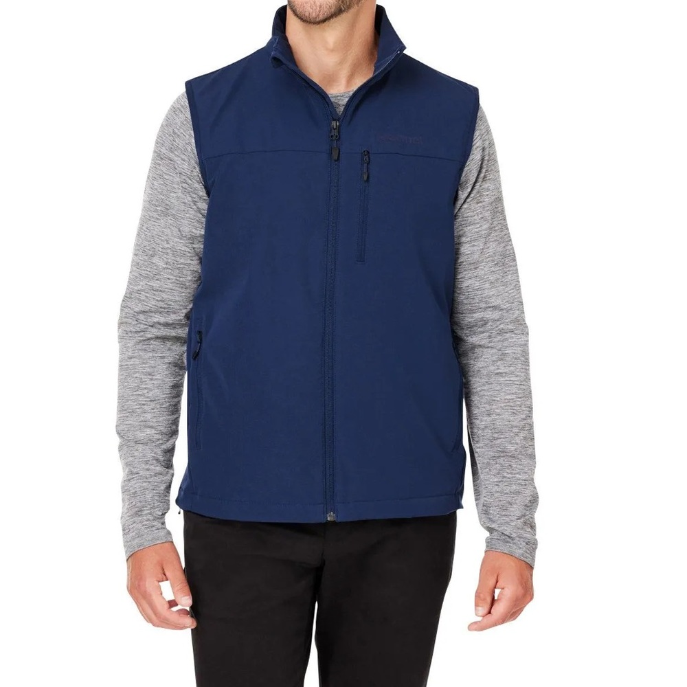 Marmot Arctic Navy Tempo Softshell Vest Size XXL